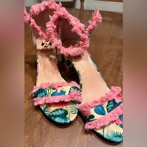 Banned Retro Pink and Blue Women's Heels